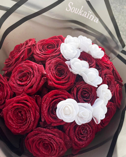 Bouquet de Roses Rouges - À personnaliser