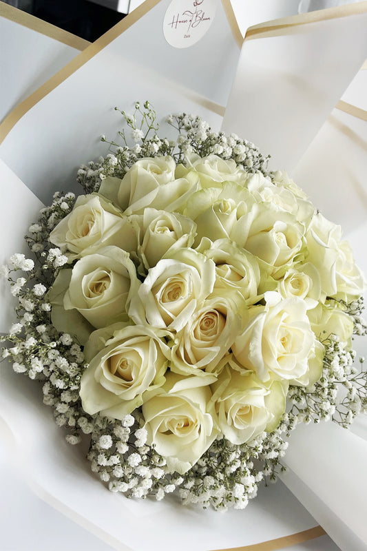 Bouquet Bouton Blanc