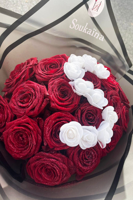 Bouquet de Roses Rouges - À personnaliser